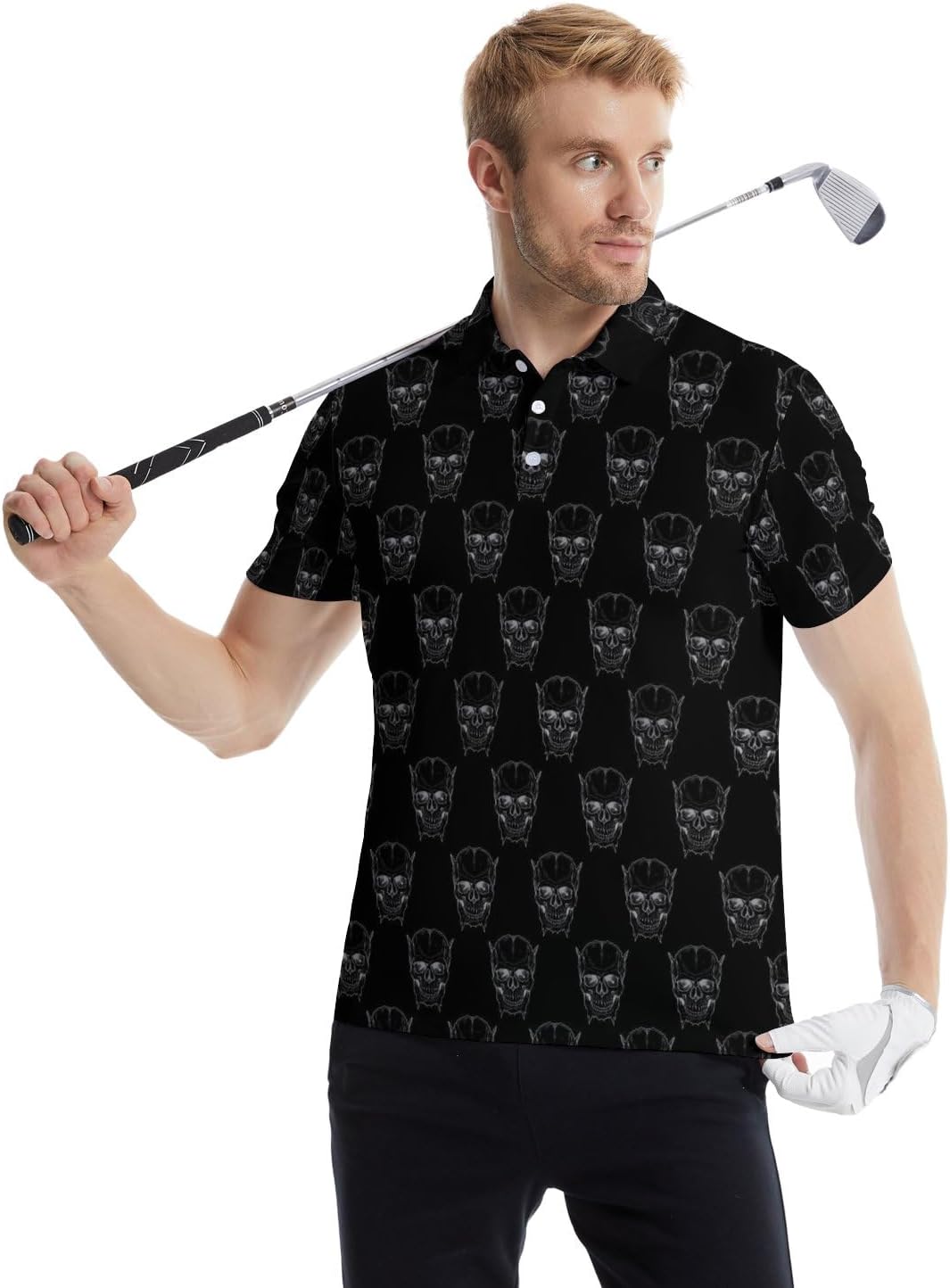 Skiennix Men's Golf Polo Shirts - Short Sleeve Performance Tops | Perfect Golf Gifts
