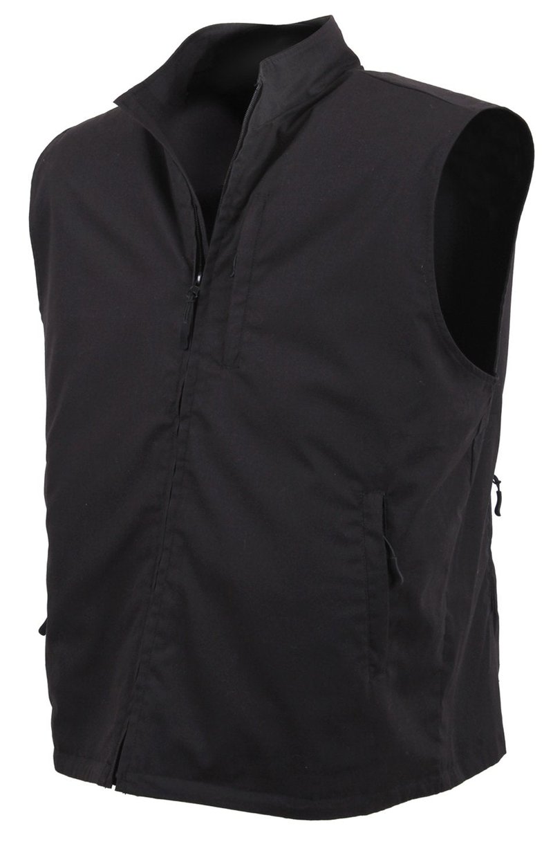 Rothco Undercover Travel Vest (US, Alpha, X-Large, Regular, Regular, Black)