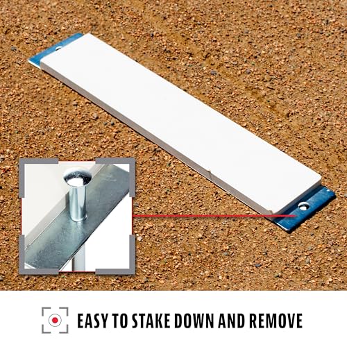 Portable Pitcher's Rubber - 18" Softball & Baseball Mound