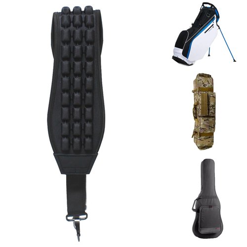 Golf Bag Straps, 3D Air Cushion Anti-Gravity Relieve Stress Universal Adjustable Replacement Strap for Guitar Bag/Fishing Bag/Travel Bag/Medium and Large Backpack