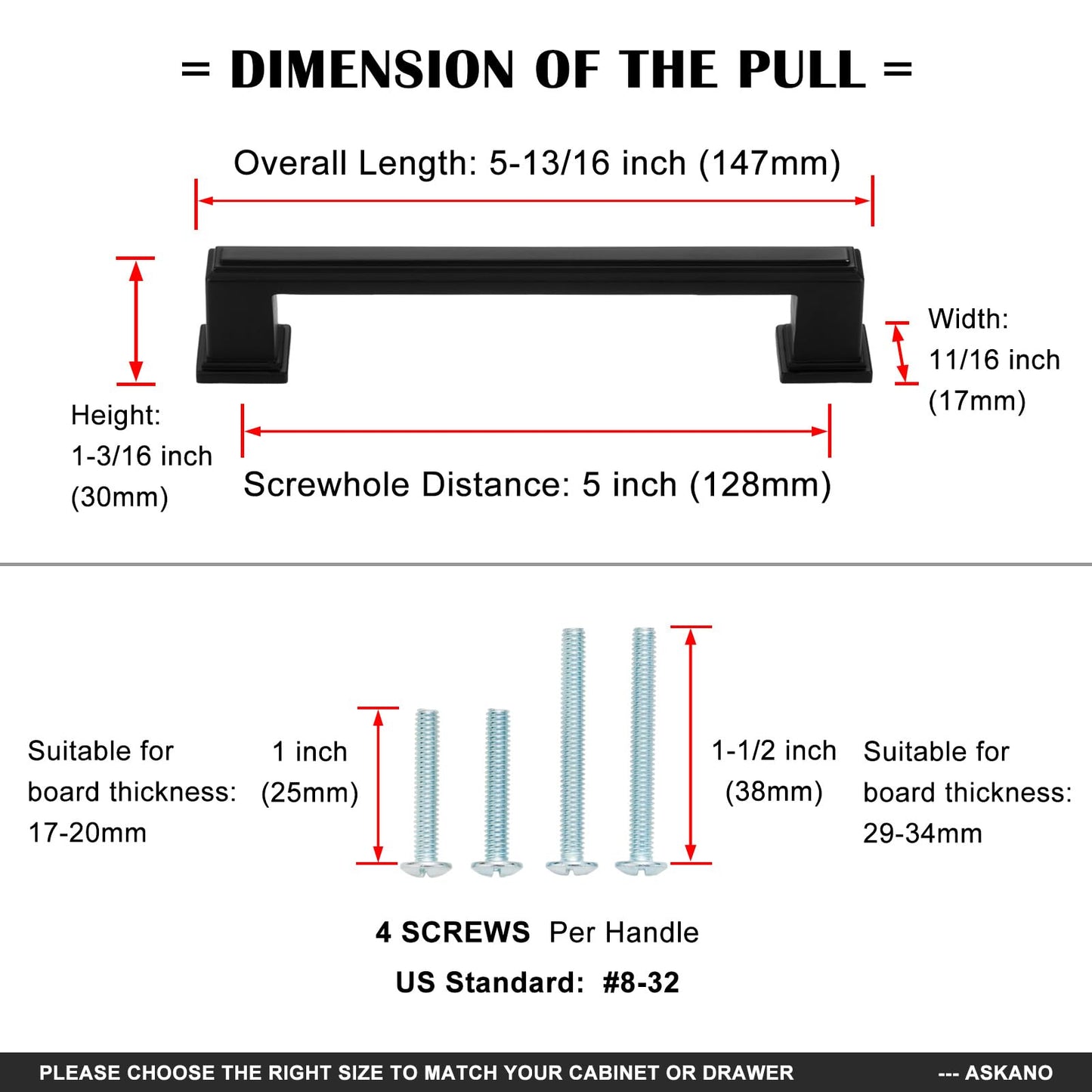 ASKANO 30 Pack 5 Inch Hole Centers, Oil Rubbed Bronze Cabinet Pulls Brushed Bronze Cabinet Handles Bronze Kitchen Hardware for Cabinets ZP2206 Drawer Bedroom Dresser Bathroom Vanity Cupboard Closet