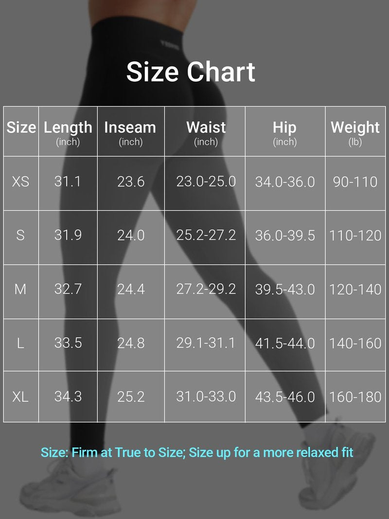 YEOREO Butt Lifting Leggings for Women Seamless Hidden Scrunch Workout Leggings 24" Baderiy Gym Yoga Booty Pants Black