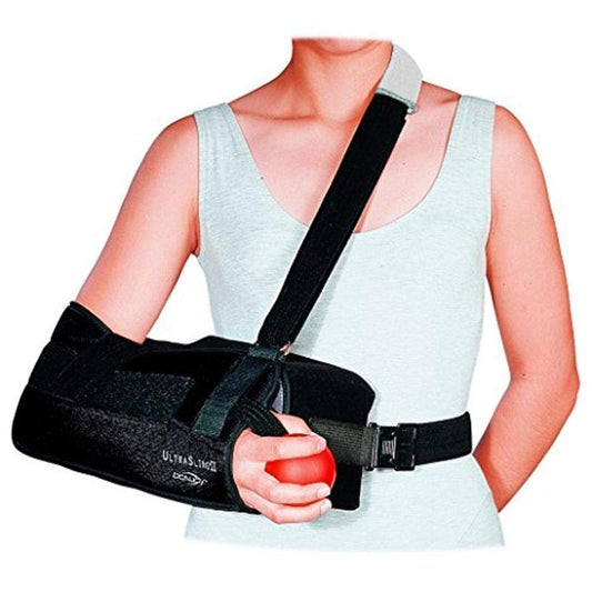 DonJoy 11-0449-4-06000 Ultra Sling II Shoulder Immobilizer, Black, Large