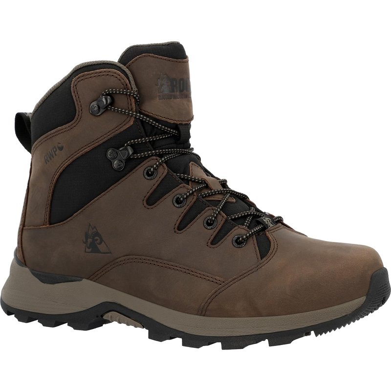 ROCKY Trophy Series Waterproof Outdoor Boot, Brown, Size 8.5(M)