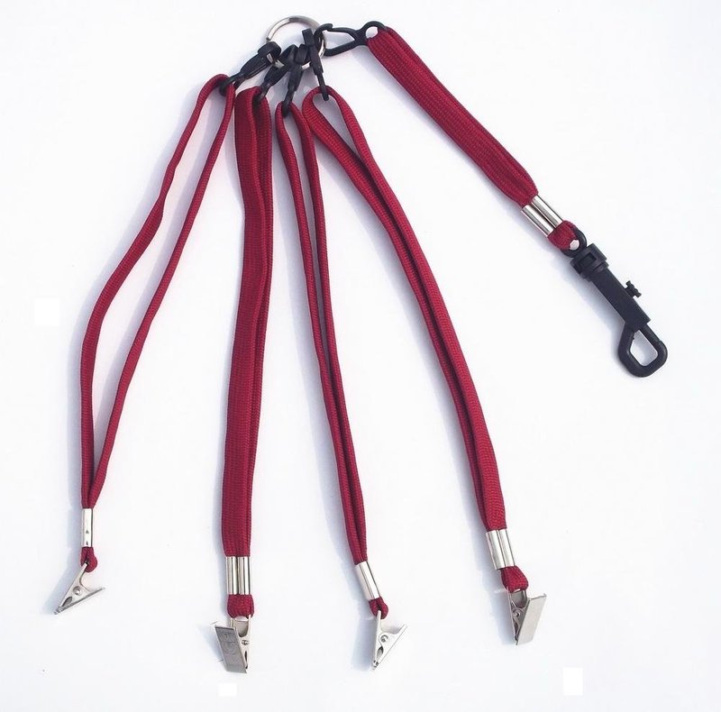 Stop Losing Golf Head Covers - A99Golf Leash Strap 4 III with Bag Strap (Red)