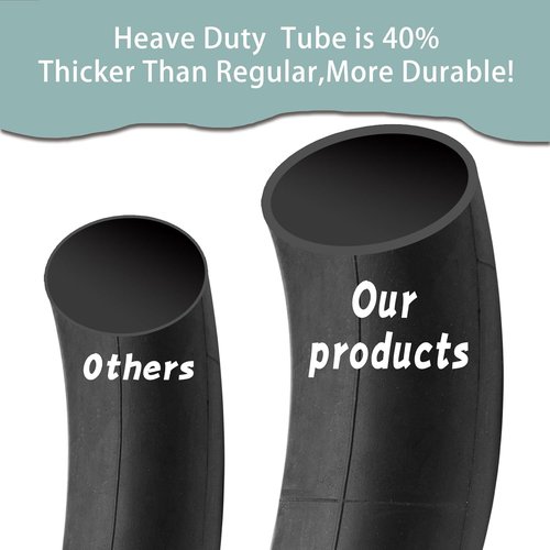 (2-Pack) 10x2.5 Scooter Inner Tube 255x80 80/65-6 Tube 10 inch Electric Scooter Tube