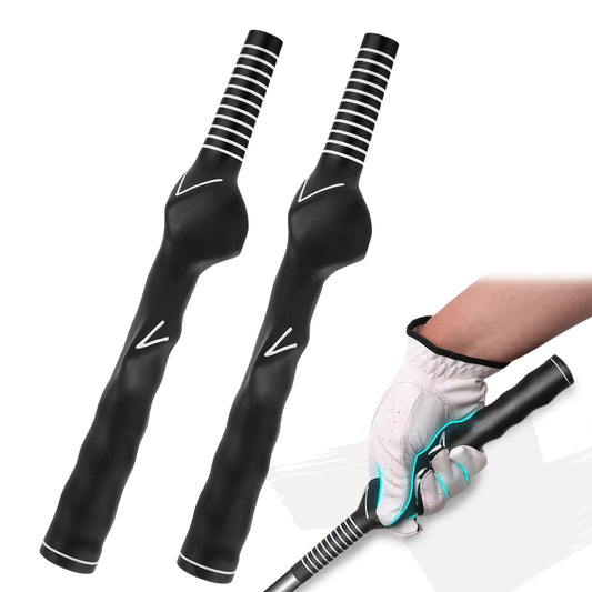 KALAUTO Golf Training Grip Right-Handed | Golf Grip Trainer | Golf Swing Training Grip Trainer,Standard Sized (Right-Hand 2PCS)