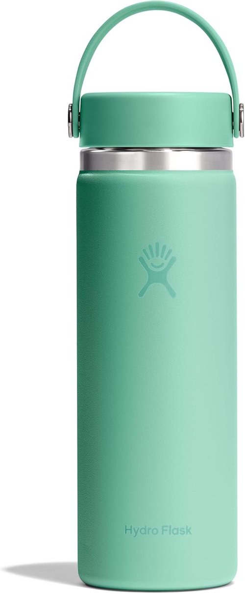 Hydro Flask Water Bottle - Insulated Stainless Steel - 20 Oz Mermaid Green, Leakproof & Refillable