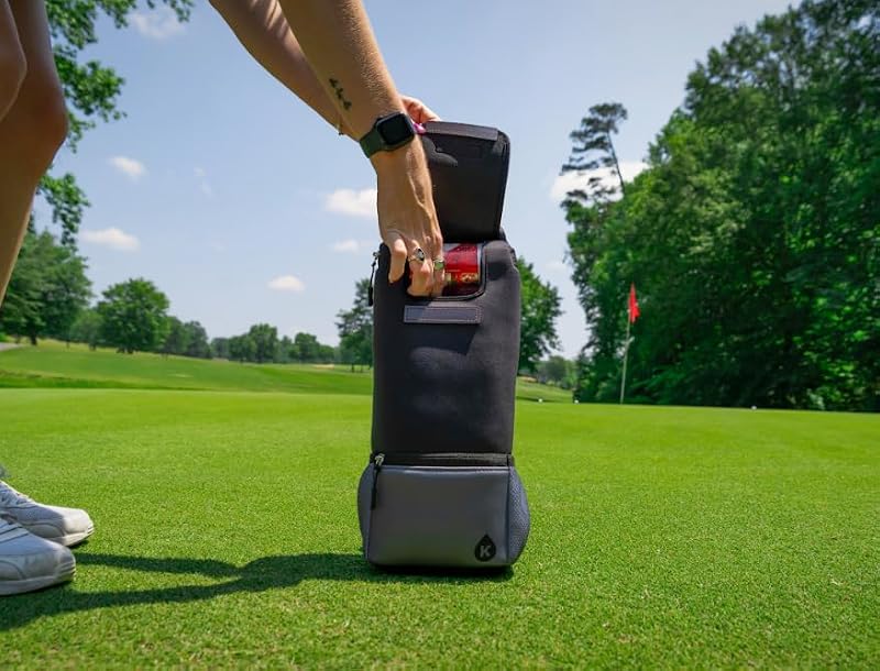 Golf Bag Cooler - Insulated Soft Sided Cooler Bag - Midnight - Holds 6 Cans