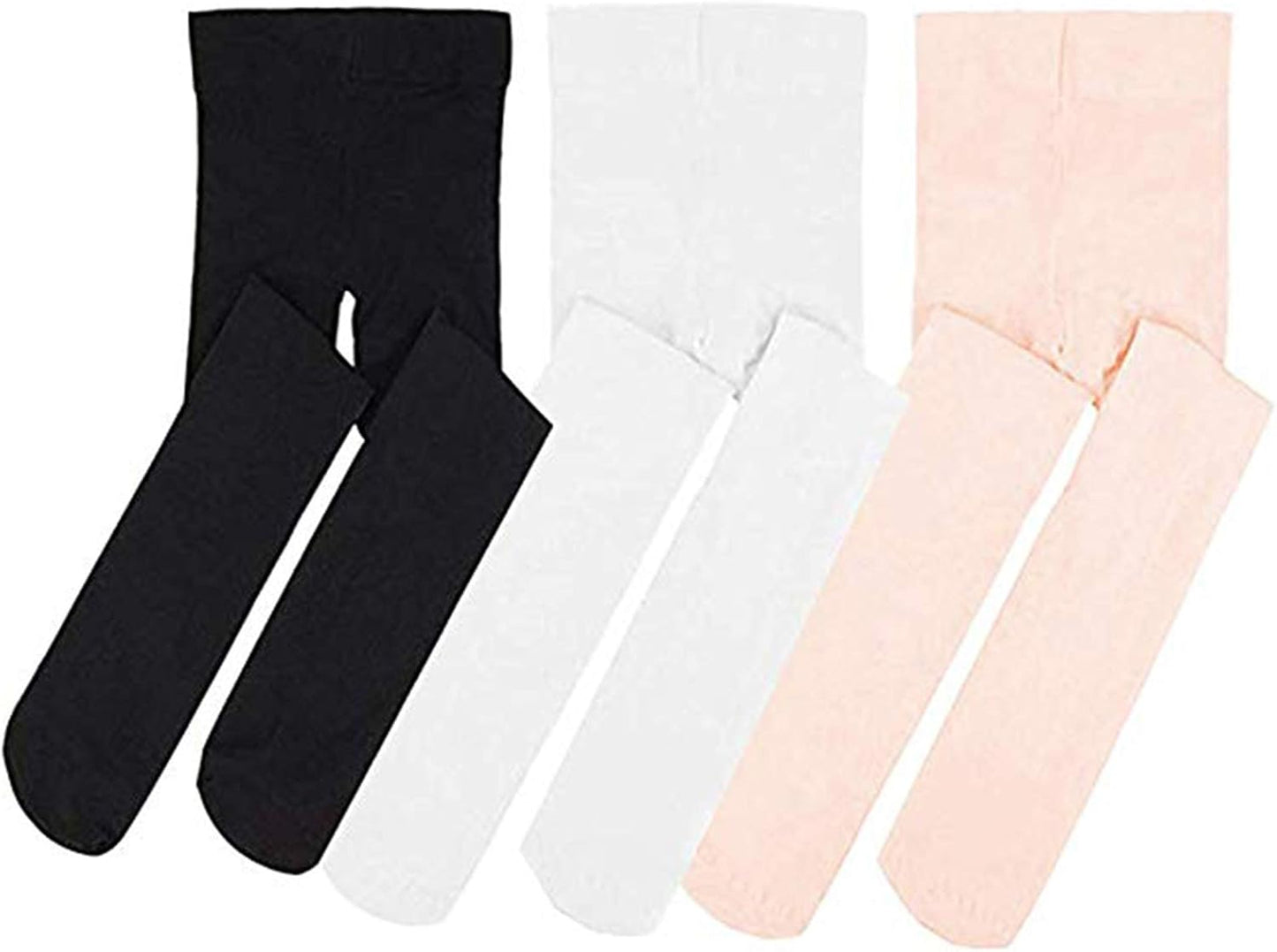 Stelle Girls Ballet Dance Tights - Comfortable Footed Design for Toddlers to Big Kids
