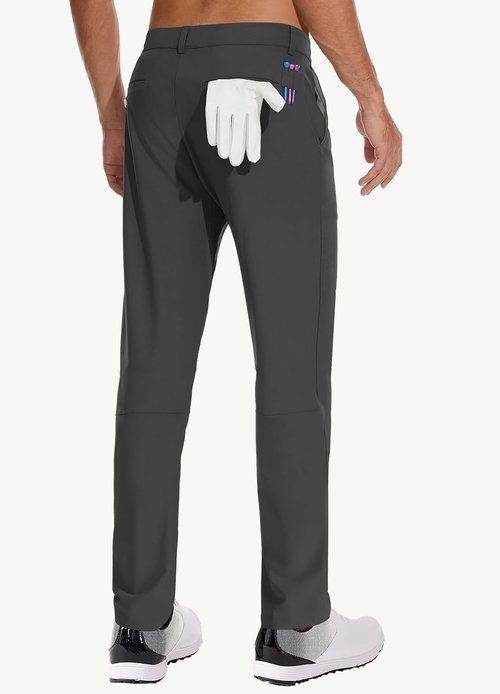 JWM Men's Golf Dress Pants - Stretchy Comfort Trousers | Quick-Dry Lightweight | 30"/32"/34" Sizes