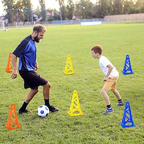 ZEAYEA 30 Pack Agility Sports Cones - 9 Inch Soccer & Training Equipment