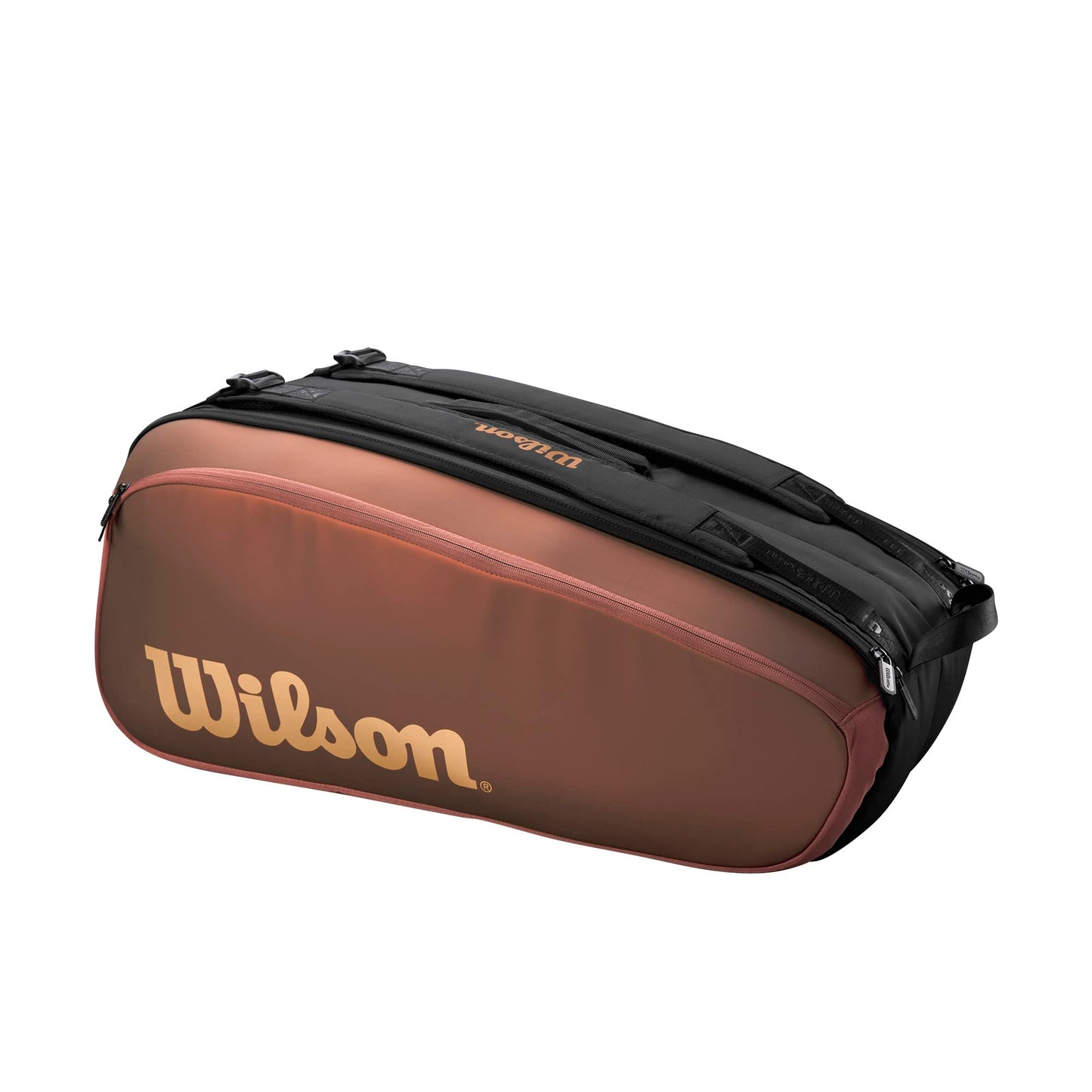 Wilson Pro Staff V14 Super Tour Tennis Racket Bag - Brown, Holds up to 9 Rackets