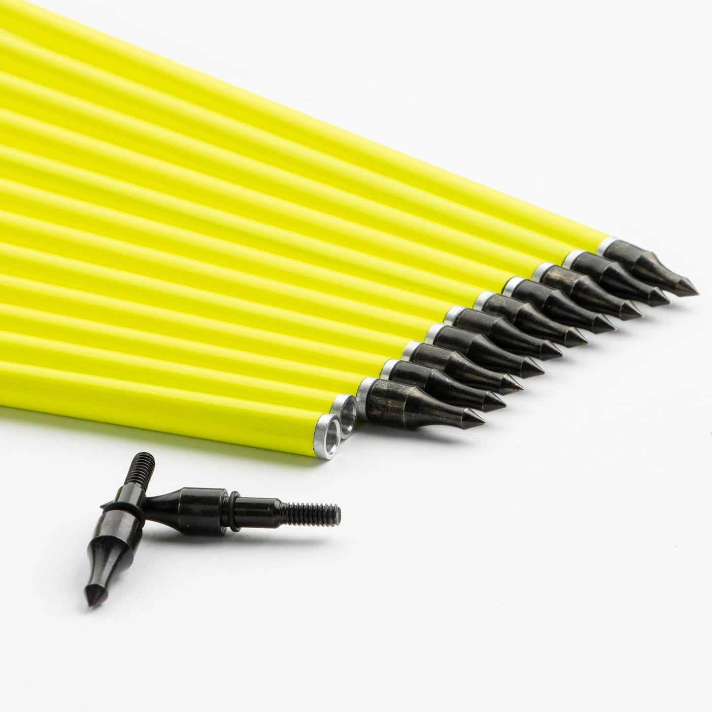 S F 28 inch Carbon Arrow Practice Hunting Arrows Spine 500 for Compound & Recurve Bow(Pack of 12)