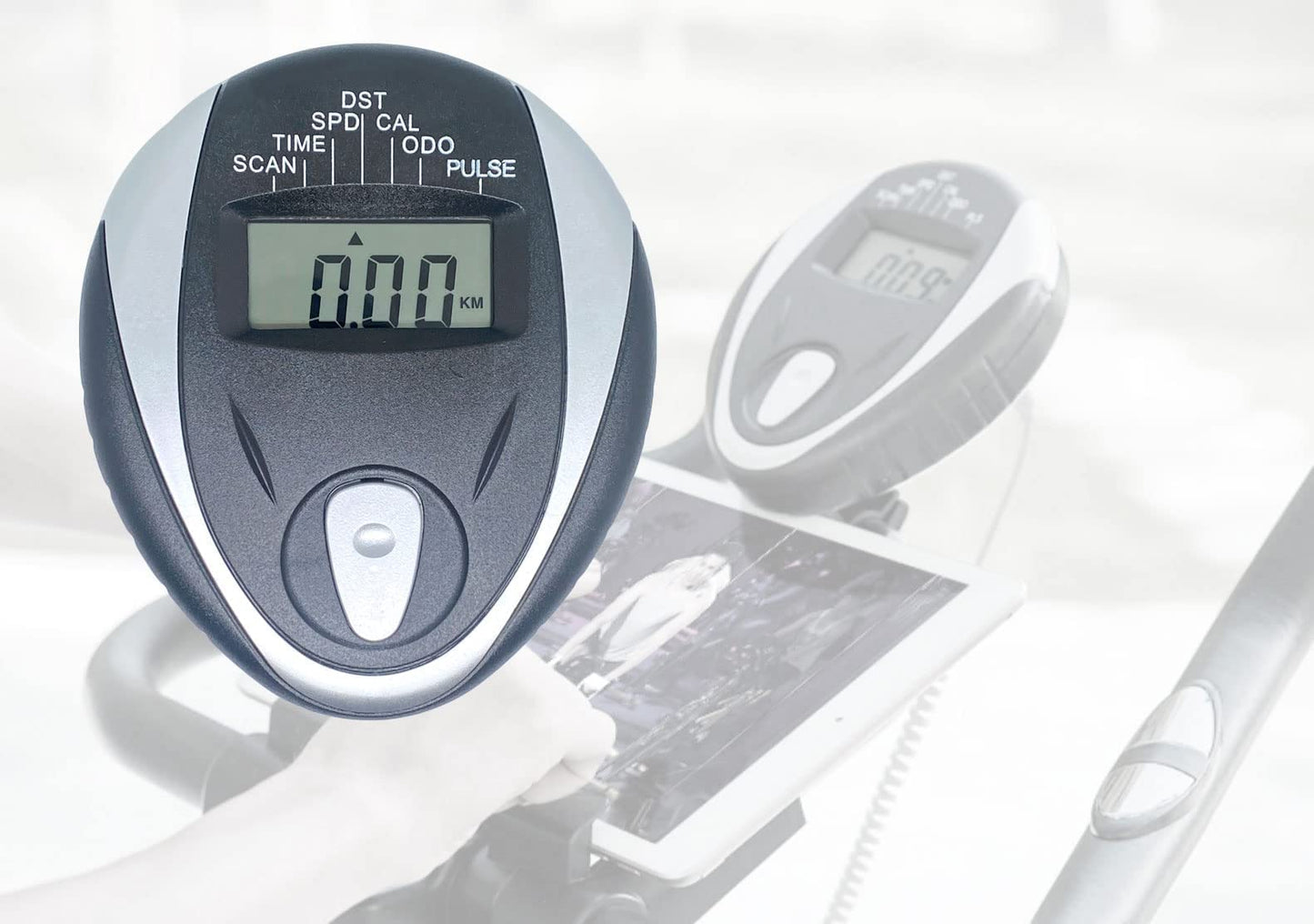Generic Replacement Monitor Speedometer for Stationary Bikes, Heart Rate Tracker,Indoor Bike Monitor LCD(TS JP040), Indicators are Displayed in Miles