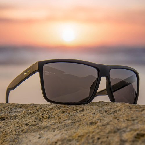 MAXJULI Polarized Sunglasses - UV 400 Protection for Big Heads | Stylish Unisex Design 8125