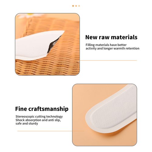 Insole Foot Warmers (10 Pairs) - Up to 9 Hours of Heat - Ultra Thin, No Clumping, All Natural - Air Activated Heated Insoles - Feet Warmers for Men & Women - L(EU41-44)