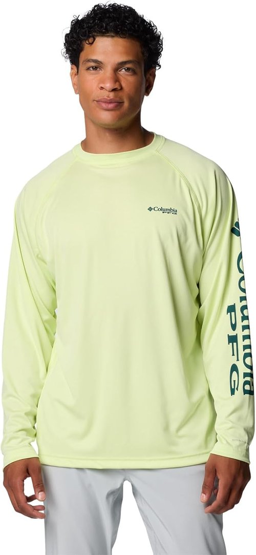 Columbia Men's PFG Terminal Tackle Long Sleeve Fishing Shirt - Lightweight & Quick-Dry