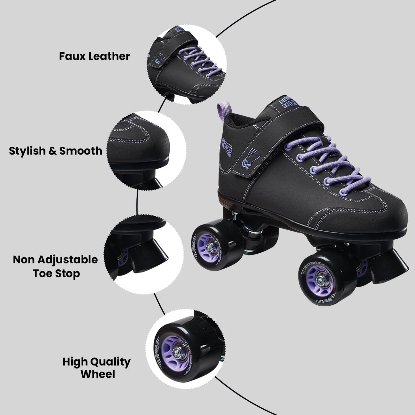 California Skate Co - Rincon (Purple, Mens 9 / Womens 10)