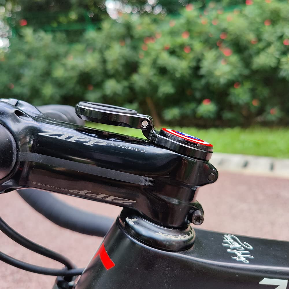 Cestbon Out Front Road Mountian Bike Stem Handlebar Adjustable Mount for Garmin Edge Wahoo Elemnt Bryton Rider Stages Dash Hammerhead Karoo(Red)