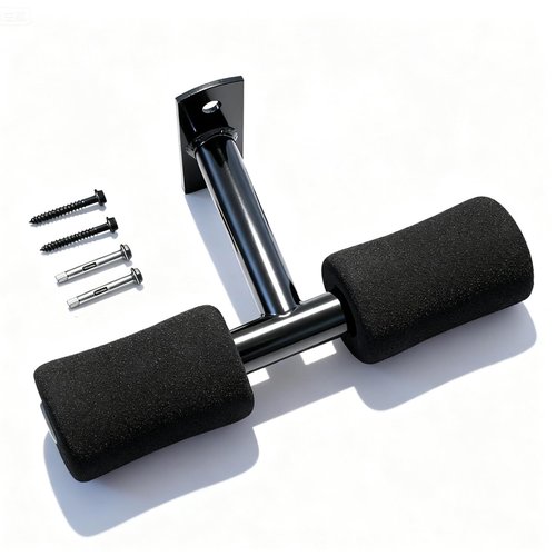 WYGVNR Wall Mounted Sit Up Bar Sit-ups Foot Holder, Sit Up Exercise bar, Nordic Hamstring Curl, Sit Up Assistant Device Abdominal Core Workout
