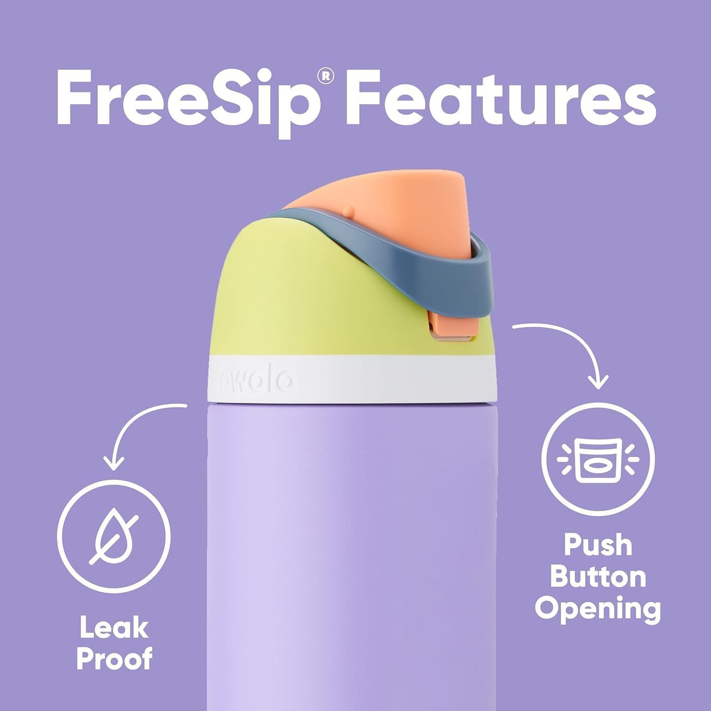 Owala FreeSip Insulated Stainless Steel Water Bottle - BPA-Free, 40 oz, Ideal for Sports & Travel