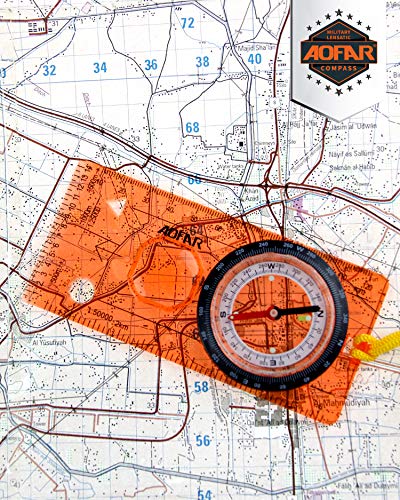 Lightweight Orienteering Compass for Kids - Easy Map Reading