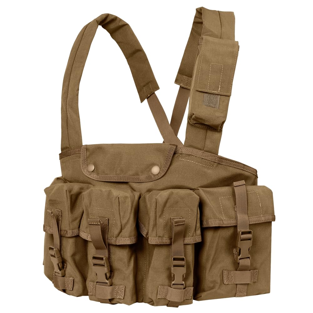 Condor Elite CR-498 7 Pocket Chest Rig Coyote Brown