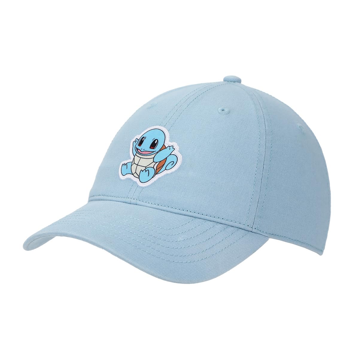 Bioworld Pokémon Squirtle Printed Patch Blue Unstructured Baseball Cap