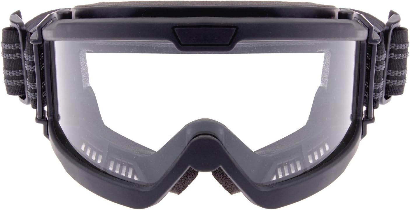 Rothco OTG Goggles - ANSI Z87.1 Anti-Fog Safety Eyewear with UV400 Protection | Black/Clear