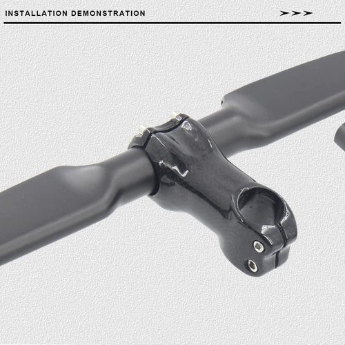 carbon stem mountain bike,17 degree,31.8 stem 80mm,carbon road bike stem riser 1-1/8" gravel bike full carbon fiber stem bike handlebar stem 3K glossy adjustable bike stem bike grips bicycle parts