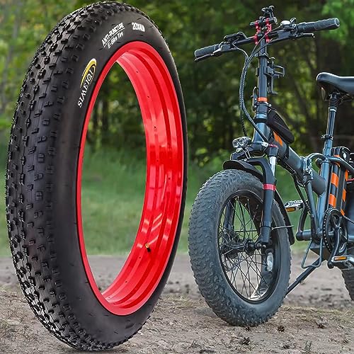 SIMEIQI 20x4.0 Inch Electric Bike Fat Tire - Anti-Puncture, All-Terrain Replacement