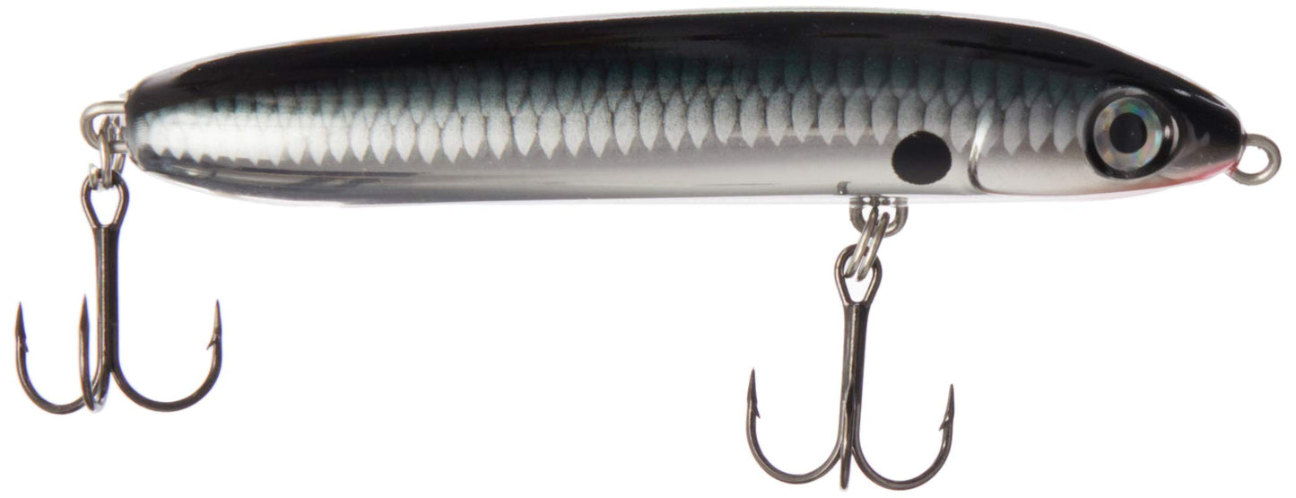 Rapala Skitter V Hard Bait Lure, Freshwater, Size 10, 4" Length, Topwater Depth, Chrome, Package of 1