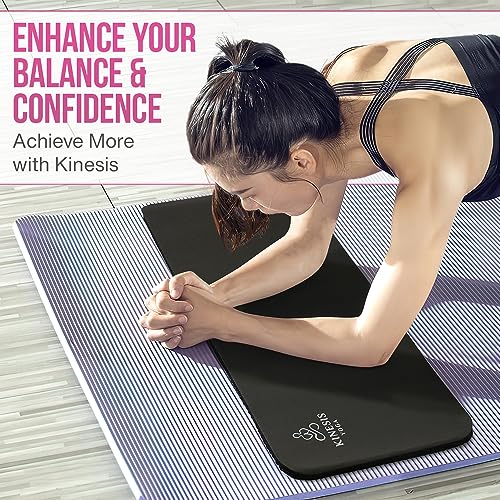 Extra Thick Yoga Knee Pad Cushion - 25mm Supportive Foam with Mesh Bag
