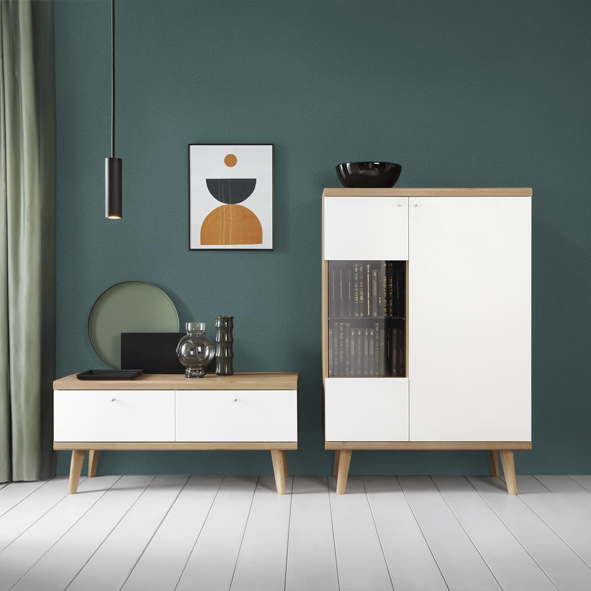 lenify Matte Green Peel and Stick Wallpaper Green Contact Paper 15.7inch x 196.8inch Solid Color Wallpaper Textured Decorative Wall Paper Self Adhesive Removable Cabinets Vinyl