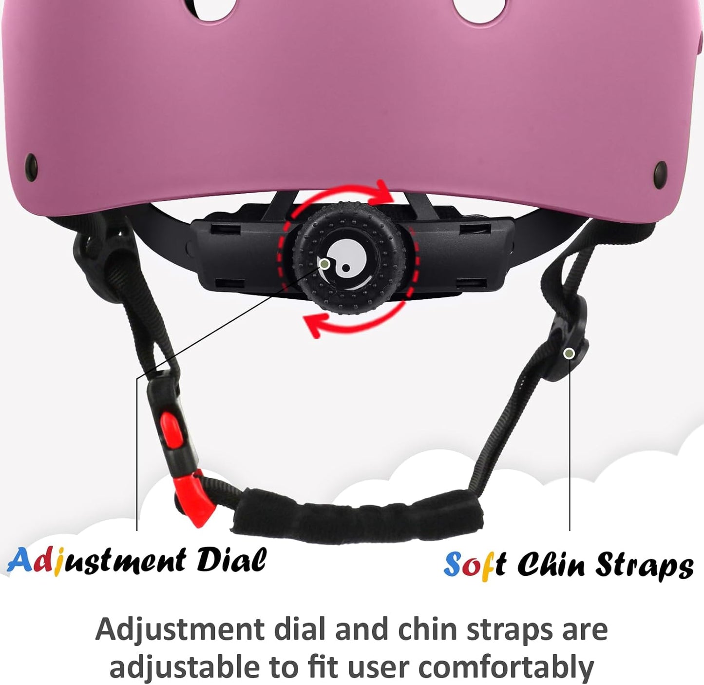 Skiennix Kids Bike Helmet - Adjustable Multi-Sport Design | Fits Toddlers to Youth, 3 Sizes Available