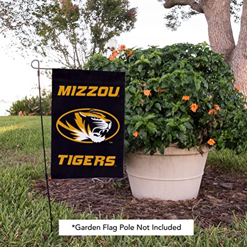Desert Cactus University of Missouri Garden Flag Black 12x18 Outdoor Polyester