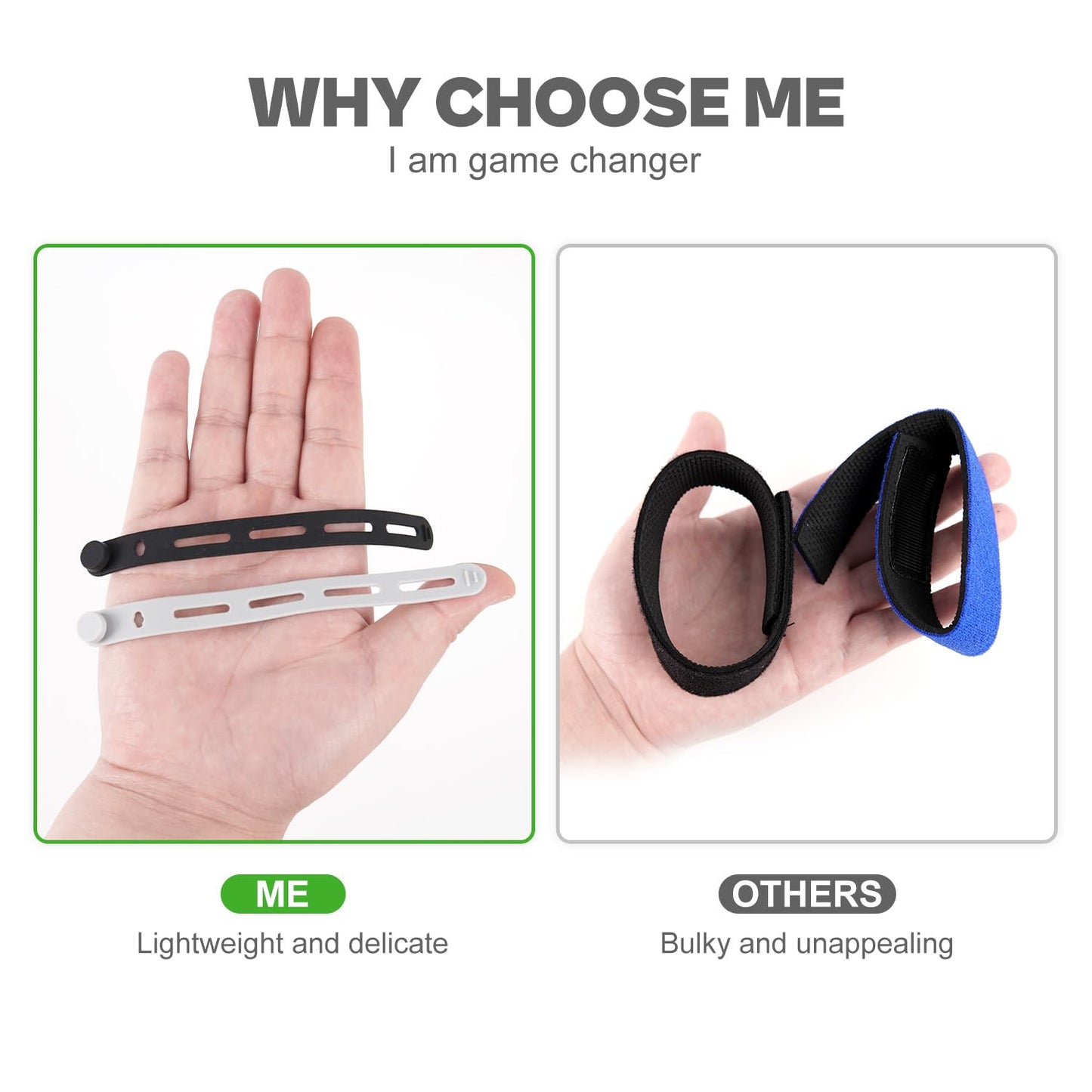 Silicone Fishing Rod Ties Belt Straps (30/50 Pack) – Lightweight, Durable, Reusable Rubber Bands Belts for Pole Storage
