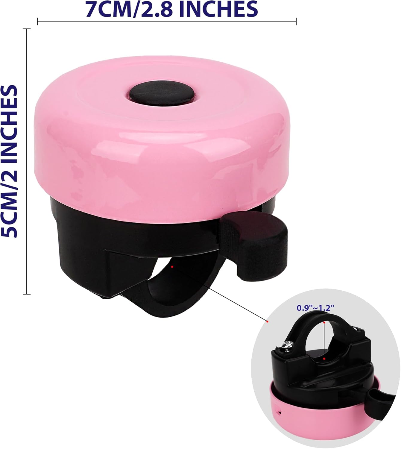 Skiennix Kids Bike Bell - Cute & Easy-to-Install Handlebar Bell for Boys and Girls' Bikes