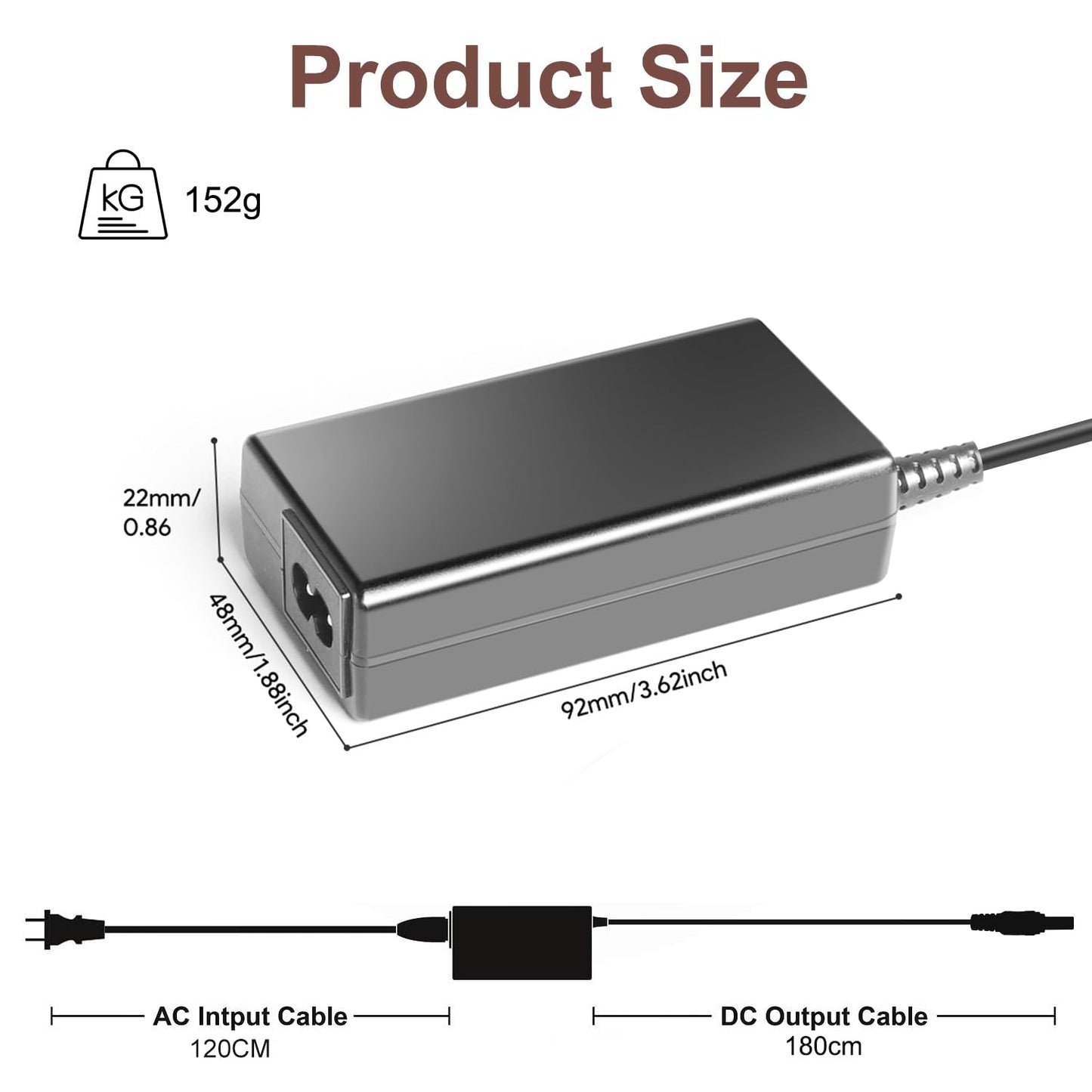 TAIFU 24V AC Adapter Charger for Levoit Vital 200S LAP-V201S-WUS LAP-V201S-AUSR Smart True HEPA Levoit Air Purifier LAPV201SWUS LAPV201SAUSR Power Supply Cord