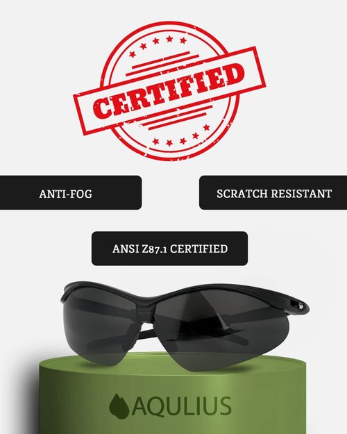 Aqulius Shooting Glasses - Tactical Eye Protection for Shooting Range | 3-Pack Set