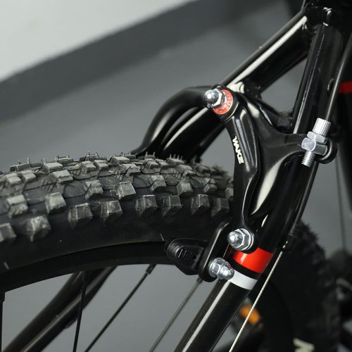 CYSKY Bike Brakes Set, Front and Rear C-Type Brakes Calipers, Include Inner and Outer Cables and Bike Brake Levers Kit for MTB Road Bicycle (Black)