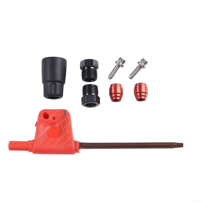 2M Bikes Brake Hose Kit with Oil Needle & Olive Replacement Part Compatible with AXS AXS Bike Connector Set(Black)