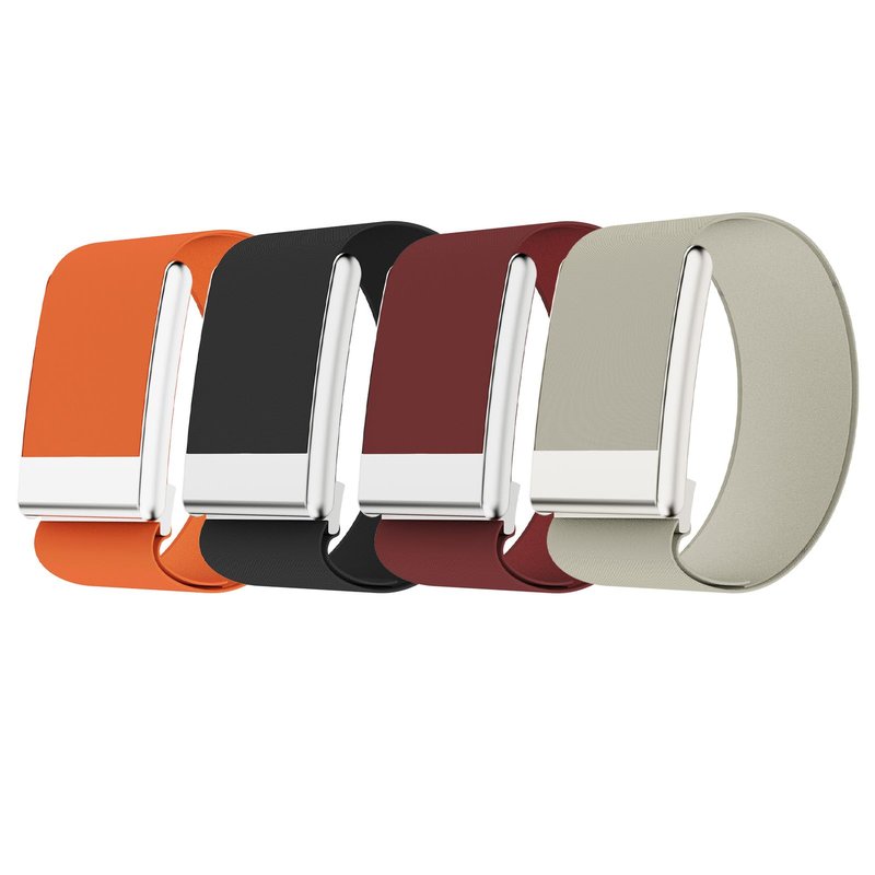 Soft and Comfortable Nylon Wrist/BicepBand, HydroKnit Wrist/BicepBand Replacement Band For WHOOP 5.0 One Peak Heart Rate Monitor. (Wine Red, 25mm)