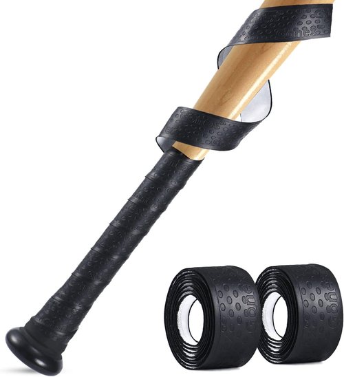 Gonex Baseball Bat Grip Tape - Pro Feel Full Adhesive - 1.1mm Thickness, 40.16'' Length (1 Pack/2 Packs)