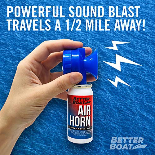 120 dB Air Horn - Compact Emergency Signal for Boating & Outdoor Safety