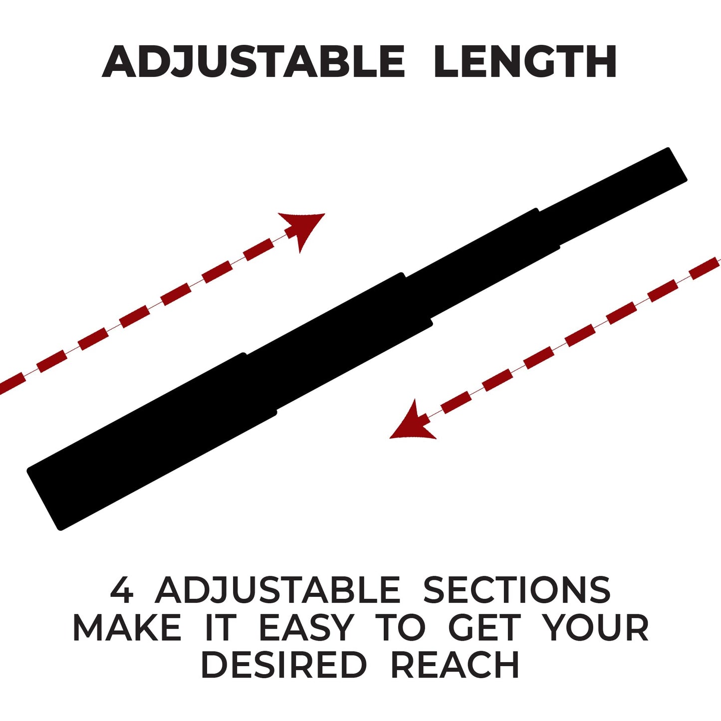 PrideSports 12' Metal Golf Ball Retriever - Telescoping Action for Compact Storage - Get Your Ball Out of Water Easily