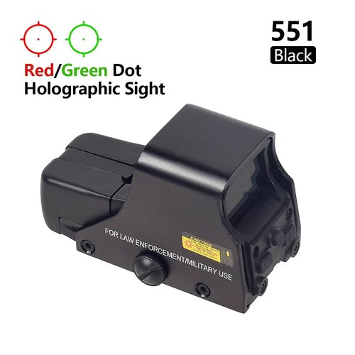 Holographic Sight 551 Red Dot Sight for Metal Green & Red Dot Sight Scope