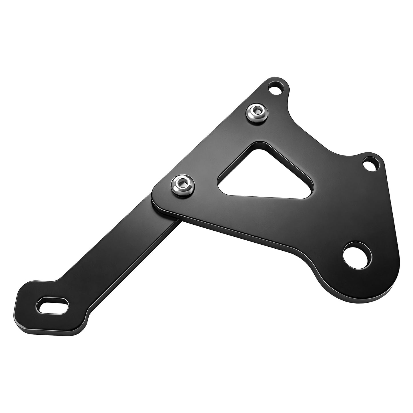 140mm Disc Brake Adapter, Compatible with Razor Dirt Bike MX350,, Aluminum Rear Brake Caliper Mount Bracket Kit for Enhanced Off-Road & Mountain Riding Safety（Black）