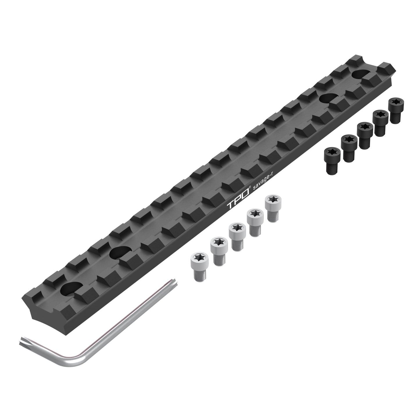 TPO Savage Axis/Savage Edge/Savage axis II/Savage axis XP, Picatinny Rail Mount (Black)
